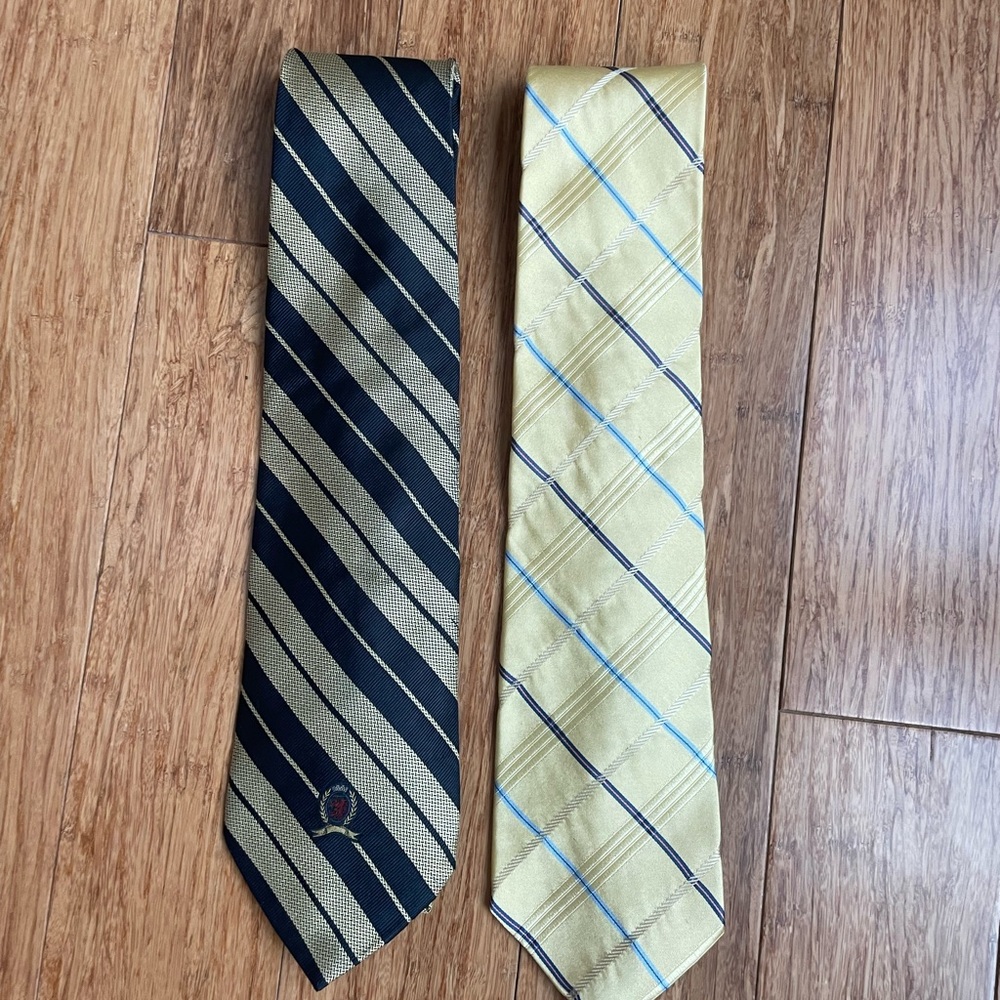 Two Tommy Hilfiger men’s ties GUC